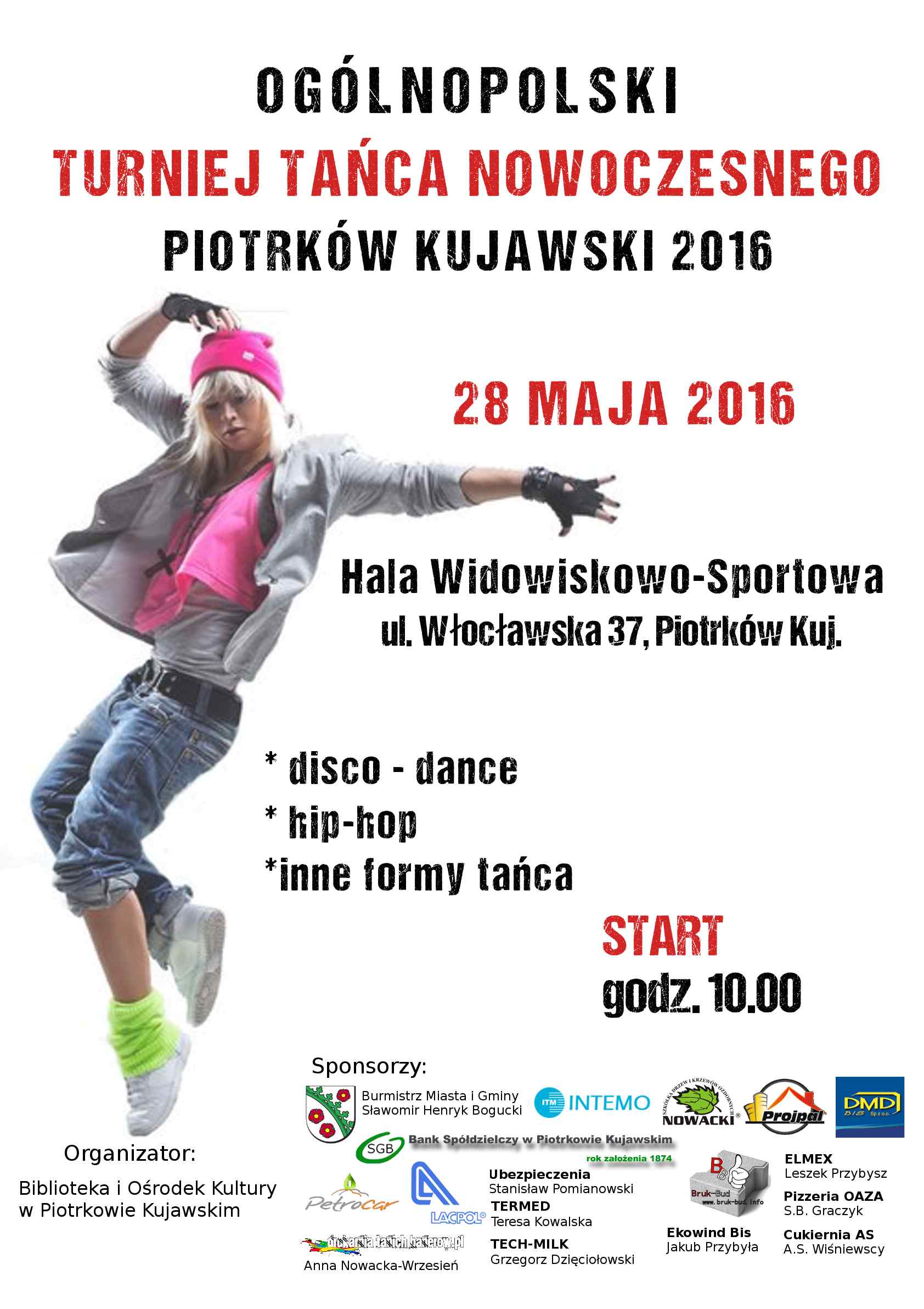 Turniej Tańca Nowoczesnego - Piotrków Kujawski 2016